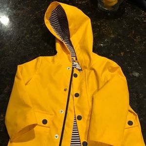Ralph Lauren BoysYellow lined Hooded Raincoat